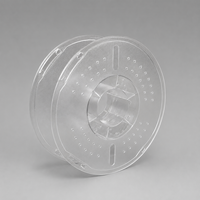 Bobina Transparente de PC de 1 kg para Impresión 3D, Bobina de Plástico Reutilizable de 200 mm para Almacenamiento de Filamento