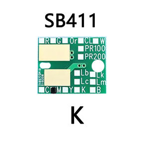 شريحة حبر SB411 سعة 10000 مل (10 لتر) لطابعة ميماكي TS300P-1800، زجاجة حبر مع شريحة يمكن التخلص منها، ألوان أزرق وأسود وأصفر وأرجواني - Product Image 6