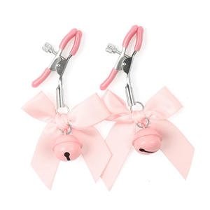 Clip de pezón con forma de lazo, divertido y emocional para mujer, clip Mimi en forma de U, juguete romántico y divertido, clip de pezón SM para adultos, paquete de clips de pezón. - Product Image 2
