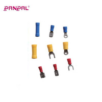 Assortiment de 60 connecteurs électriques isolés mixtes (anneaux, fourches, cosses à sertir) pour la réparation de câblages électriques automobiles