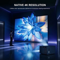 Projecteur LCD FlixTone D11 Master 4K UHD 3700 Lumens ANSI 20W*2 Haut-parleurs HIFI STEREO Android 3D Ready Home Cinéma