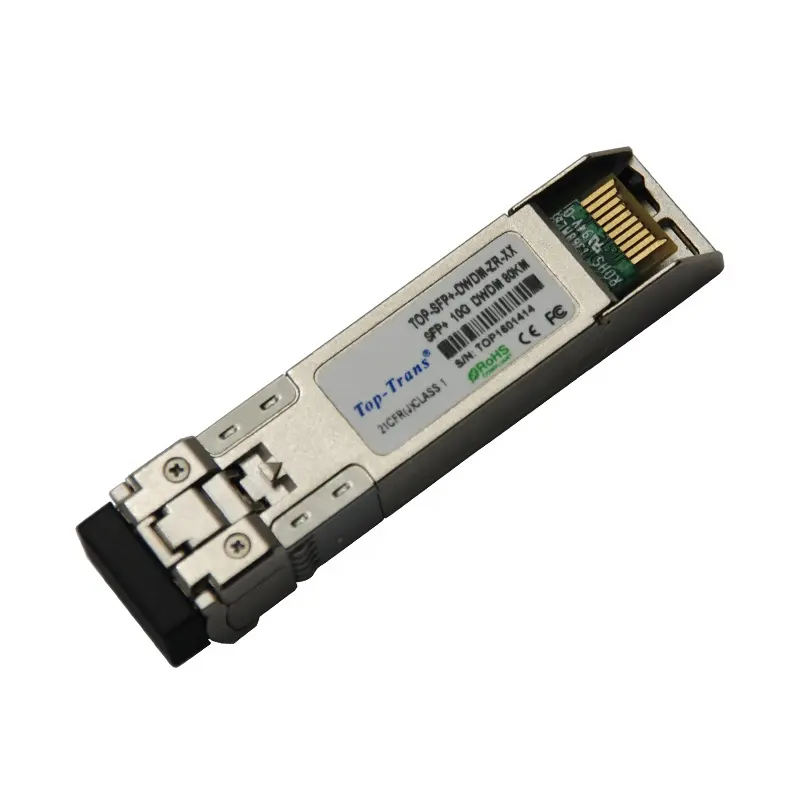 Pluggable Transceiver 25G DWDM SFP + 80KM光スイッチイーサネットモジュール