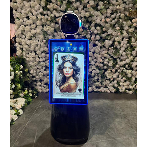 Cabina de Fotos Robot Roamer con Pantalla Táctil de 32 Pulgadas, Cabina de Fotos Robótica con Cámara DSLR y Compatibilidad con Impresora para Bodas y Fiestas - Product Image 6