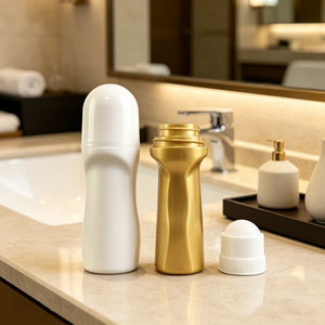 Botellas Portátiles de Plástico PE con <span class=keywords><strong>Rodillo</strong></span>, Botellas Aplicadoras de Líquido, Envases Recargables de Viaje para Perfume, Antitranspirante - Product Image 4