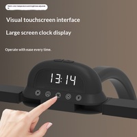 Lampe de bureau à pince col de cygne pliable double tête USB en plastique LED pour jeux, études et lecture, spécialement conçue pour les étudiants, protection oculaire, transfrontalière
