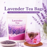 Teh Lavender Mentah Premium Grade untuk Mengurangi Stres dan Membantu Tidur, Kemasan Besar