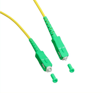 Customized LC/UPC-LC/APC SM DX Fiber Optic Patch Cord Indoor Use 10G SFP Single Mode 2.0mm 3.0mm SC/LC/FC Connectors 1 Year