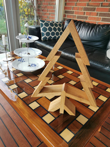 Arbres de Noël de table en bois Ferme moderne Décorations de Noël Arbre en bois d'intérieur pour la maison - Product Image 6