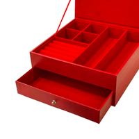 Boîte à bijoux rigide de luxe faite à la main avec motif crocodile bronzé, grande capacité, étui de rangement, boîte cadeau, couleur et taille personnalisées