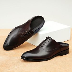 Costume de mariage professionnel à double boutonnage en cuir de vachette de qualité supérieure, accompagné de chaussures en cuir décontractées - Product Image 2