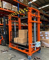 Plateforme élévatrice mobile électrique pliable de 2 à 8 mètres avec télécommande, petit échafaudage électrique