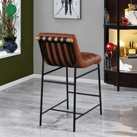 Moontree Tabouret de comptoir de campagne française Tabouret boucle crème Chaise Baric Salle à manger Comptoir de cuisine Tabouret de bar haut pour restaurant