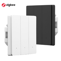 Interrupteur intelligent Triac Tuya Zigbee sans fil neutre certifié UE compatible Alexa, contrôle d'éclairage sans scintillement