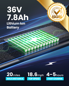 Gyroor จักรยานไฟฟ้า12นิ้ว, จักรยานไฟฟ้าขนาด450W สำหรับผู้ใหญ่จักรยานไฟฟ้าคลังสินค้าในต่างประเทศ - Product Image 5