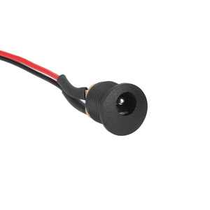 DC2.1 Power Jack <b>Kit</b> 5.5x2.1mm Universal DC Connector for E-Bike Scooter Waterproof 2-Pin White Head Power Port <b>DIY</b> Replace Part - Product Image 4