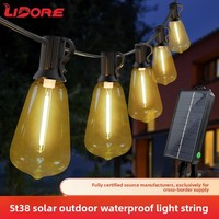 Guirlandes lumineuses de camping ST38 pour la vente transfrontalière, étanches IP44, avec détection de mouvement, alimentées par USB, ampoules LED intelligentes pour arbres