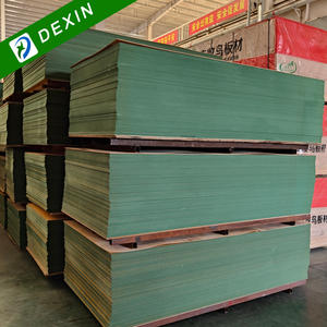 优质9毫米12毫米15毫米18毫米HMR绿色防潮普通或三聚氰胺面中密度纤维板 - Product Image 6