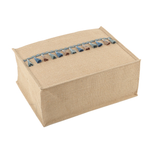 <span class=keywords><strong>Sac</strong></span> fourre-tout en toile de jute écologique réutilisable pour <span class=keywords><strong>femme</strong></span>, imprimé sur mesure, vente en gros à prix abordable - Product Image 4
