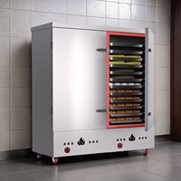 Cuisinière à vapeur industrielle pour cuisine commerciale, dim sum, momos au maïs, hot-dogs, riz, tamale, légumes, machine à vapeur