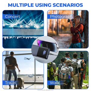 เครื่องชาร์จแบบพกพาหน้าจอดิจิตอล20000mAh 45W ชาร์จเร็วแบตเตอรี่สำรองพร้อมไฟ LED ชาร์จได้สำหรับการเดินทาง - Product Image 3