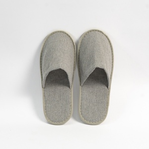 Zapatilla de Hotel de lino natural, <span class=keywords><strong>calzado</strong></span> higiénico antibacteriano para invitados, Spa Resort, comodidades de baño, retiro de bienestar, <span class=keywords><strong>sanitario</strong></span> limpio - Product Image 4