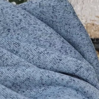Tissu tricoté double face en fil cationique 100% polyester, doux et respirant, pour pulls et vêtements d'intérieur pour filles et garçons