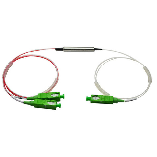 FTTH fiber optical WDM FWDM Module 1310/1490/1550nm FBT splitter 1*2 coupler