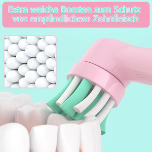 Têtes de brosse de rechange pour brosse à dents électrique rechargeable, nettoyage en profondeur, poils doux, accessoires de soins bucco-dentaires personnels - Product Image 4
