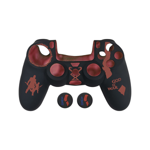 Coque en silicone souple gravée au laser de qualité supérieure, <span class=keywords><strong>2</strong></span> pièces, protection anti-poussière pour manettes, motif vibrant pour manette PS4 DualSense - Product Image 2
