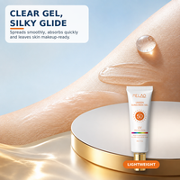 Crème solaire en gel SPF 50 mat, sans huile, légère, sans traces blanches, résistante à l'eau, protection UV, haute qualité, marque privée