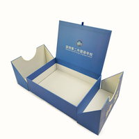 Boîtes rigides en carton écologiques à double porte et à rabat pour vêtements, sacs, livres, cadeaux, sur mesure, haut de gamme, quatre couleurs