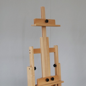 Giá vẽ gỗ beech cao cấp có bánh xe, có thể điều chỉnh, chịu lực cao, dành cho vẽ tranh, trưng bày, OEM - Product Image 2