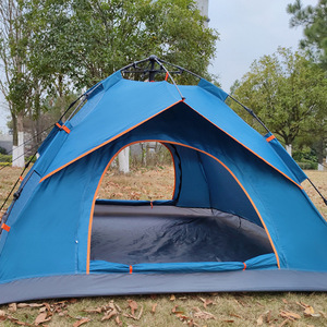 Tente de camping en plein air à double couche, portable, automatique, anti-tempête - Product Image 3
