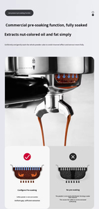 Cafetera Totalmente Automática con Pantalla Táctil Digital Intuitiva, Cafetera Espresso Comercial y Doméstica con 20 Ajustes de Molienda - Product Image 6