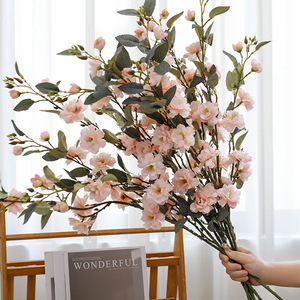 Fleurs artificielles Timo, arrangement de camélias, fleurs en soie à longue tige, décoration d'intérieur, décoration de mariage - Product Image 4