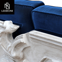 Nouveau design italien Mobilier de salon de luxe moderne Ensemble de canapés de salon pour villa