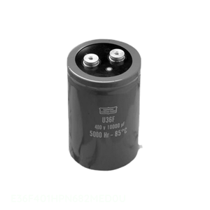 Distribuidor Autorizado, Condensador de Montaje en Chasis 6.8 mF E36F401HPN682MED0U CAP ALUM 6.8MF 20% 400V SCREW CH - Product Image 1