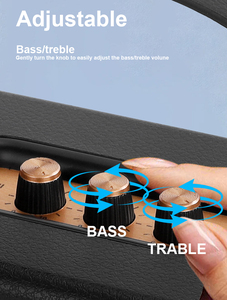 Kisonli K25 10W 1800mAh Haut-parleur sans fil avec sangle en cuir, son <span class=keywords><strong>HiFi</strong></span>, basses profondes, pour extérieur, AUX, TF, clé USB - Product Image 5