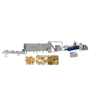 Tvp Tsp Textured Vegetarian Soybean Soya Nuggets Chunks Protein Processing Extruder Making Machine soya protein machine