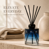 Diffuseur de parfum d'ambiance haut de gamme 300 ml avec bouteille en verre et bâtonnets aromatiques naturels pour boutiques, hôtels, spas, OEM, marque privée