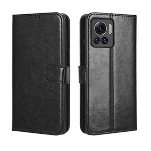 Crazy Horse Grain PU TPU Flip Card Insert Funda de cuero para <span class=keywords><strong>Motorola</strong></span> <span class=keywords><strong>Edge</strong></span> <span class=keywords><strong>30</strong></span> <span class=keywords><strong>Edge</strong></span> <span class=keywords><strong>30</strong></span> <span class=keywords><strong>Ultra</strong></span> para iPhone Samsung Redmi 4G Mobiles - Product Image 4