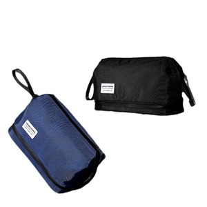 Toiletries Bag <b>Set</b> Portable <b>Shower</b> Bag With Dry Wet Separation For Business Trip Cosmetic Bag Water Resistant Polyester - Product Image 1