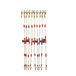 Pulsera Enrollable de Acero Inoxidable con Perlas de Imitación y Circonitas DAFNI BIG PAZAR - Regalo de Moda de Estambul - Product Image 1