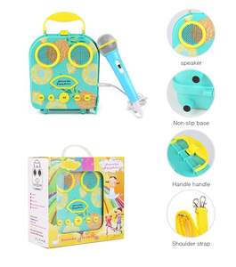 <span class=keywords><strong>กระเป๋า</strong></span>พกพาแบบการ์ตูนสำหรับเครื่องร้อง<span class=keywords><strong>เพลง</strong></span> เชื่อมต่อเครื่องเล่น MP3 ลำโพงคาราโอเกะสำหรับเด็ก ชุดไมโครโฟนไร้สายสำหรับคาราโอเกะ - Product Image 2