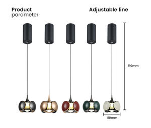 Lampadario rosso in stile <span class=keywords><strong>industriale</strong></span> retrò Villa ristorante Bar in alluminio <span class=keywords><strong>lampada</strong></span> <span class=keywords><strong>a</strong></span> <span class=keywords><strong>sospensione</strong></span> ad aria con luce <span class=keywords><strong>a</strong></span> LED - Product Image 4