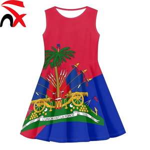Vestidos de Verano <span class=keywords><strong>Casuales</strong></span> de Diseño Personalizado para Niñas, Vestido de Playa con Cuello Redondo, Tallas Grandes 3-16 Años, Falda para Bebés y Niñas Pequeñas - Product Image 3
