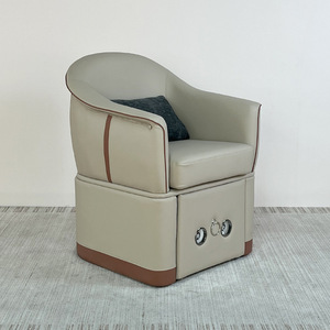 Fauteuil <span class=keywords><strong>de</strong></span> pédicure professionnel avec lavabo en céramique, <span class=keywords><strong>spa</strong></span> pour les pieds à remous, massage électrique inclinable, équipement <span class=keywords><strong>de</strong></span> salon robuste - Product Image 3