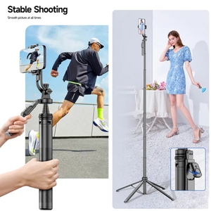 2025 Mới Nhất Bền Mini Ảnh Tự Sướng Thanh Có Thể Gập Lại Xách Tay Son Môi Điện Thoại Tích Hợp Tripod C18 Cầm Tay Ảnh Tự Sướng Thanh - Product Image 4