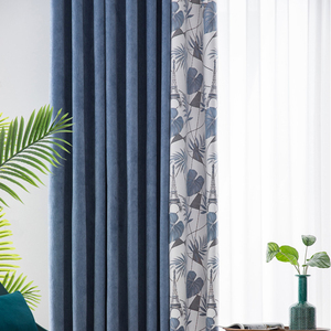 Window curtain 3D printed polyester, cheap, professional, Chinese, new Design, 3D printing, free shipping - Product Image 3