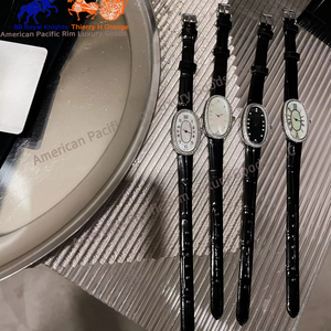 Longnes New Style Luxury Oval Female Fashion Accessory Featuring Leather Strap Wristwatch for Women Girls Longinesing - Product Image 5